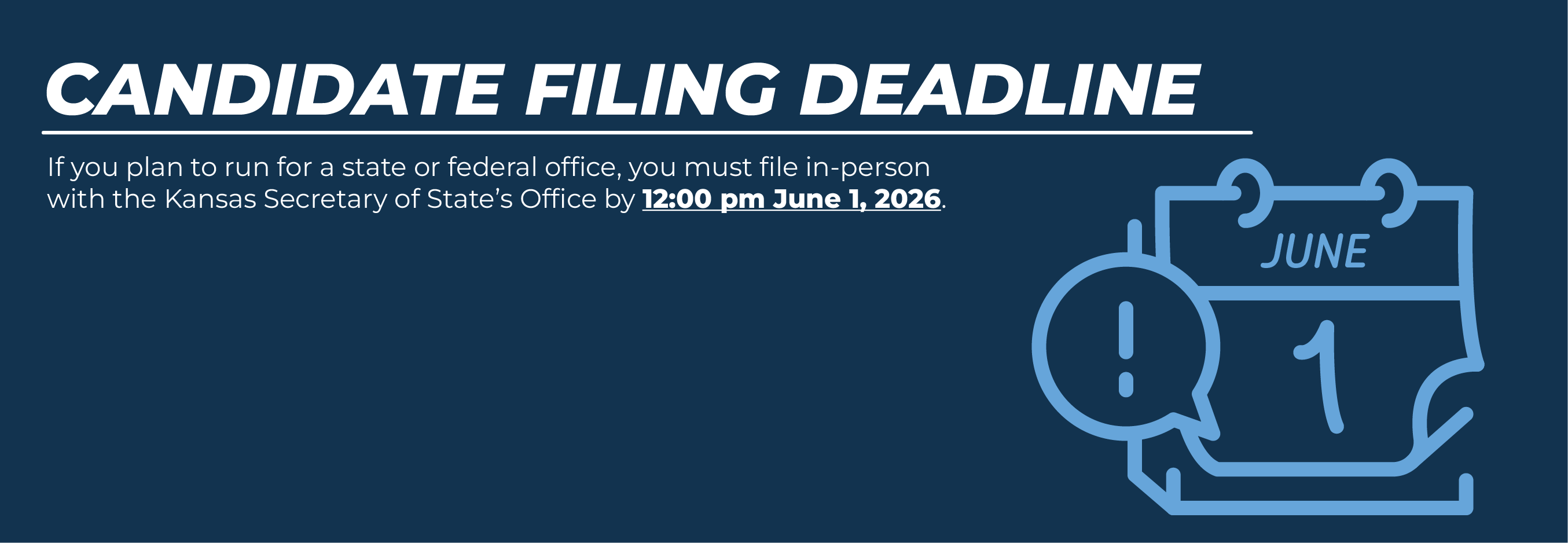 Candidate Filing Deadline image