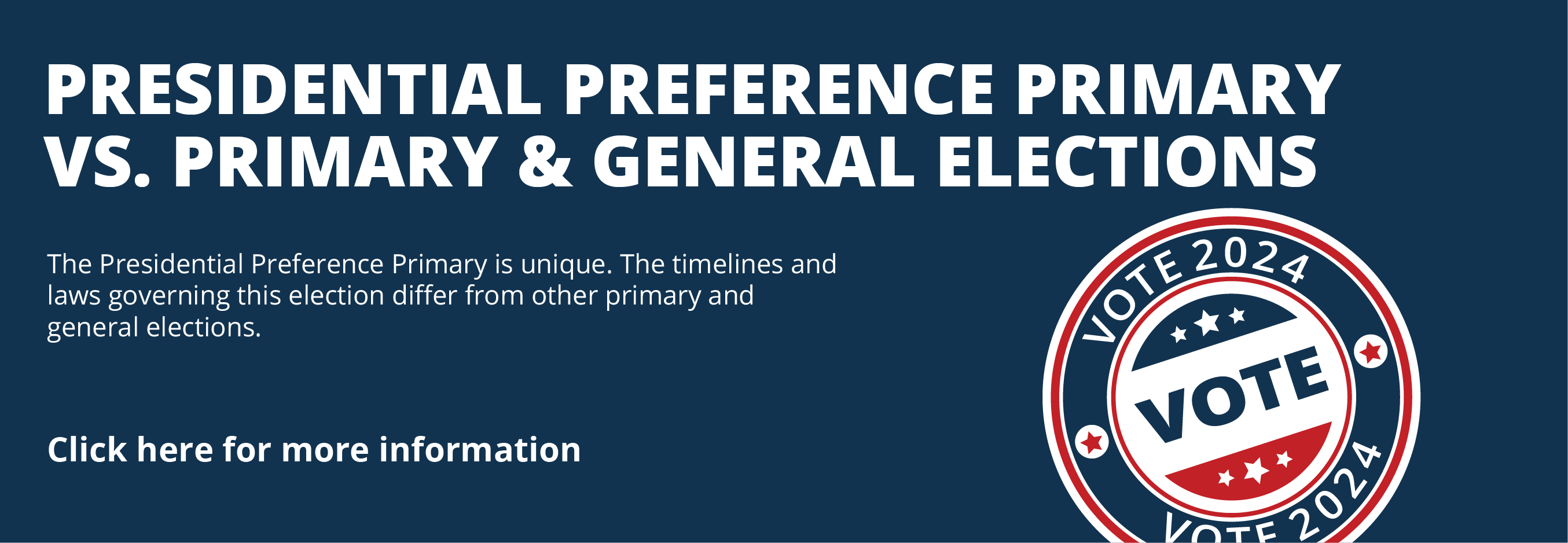 Presidential Preference Primary image
